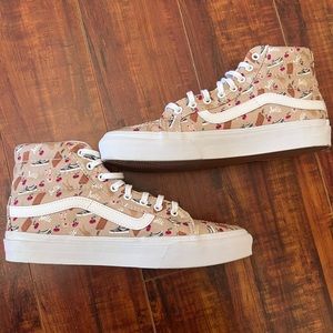 Slightly worn Hightop vans